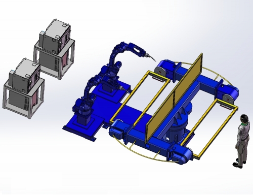 三轴水平翻转变位机